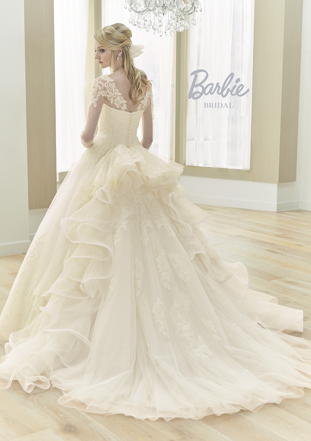 NO.50181 Barbie BRIDAL ウェディングドレス オフホワイト - 愛 