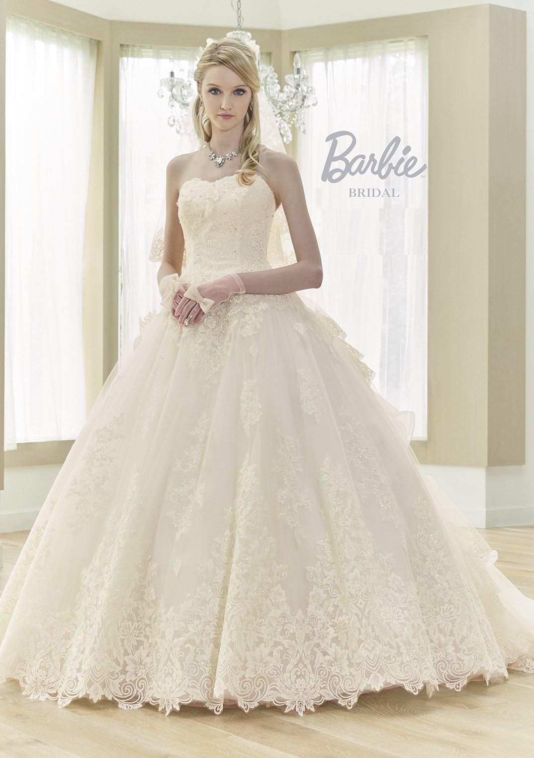 NO.50181 Barbie BRIDAL ウェディングドレス オフホワイト - 愛 